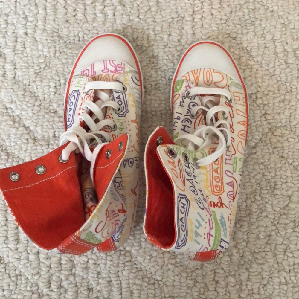 Coach Printed High Tops - Picture 4 of 4